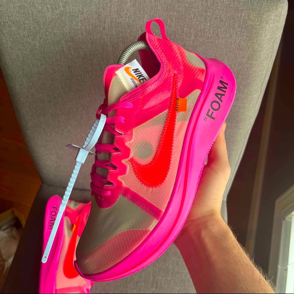 Off White x Zoom Fly SP “Tulip Pink”